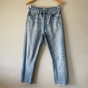 Citizens of Humanity Dree Crop High Rise Slim Straight Jeans Premium Vintage, 28